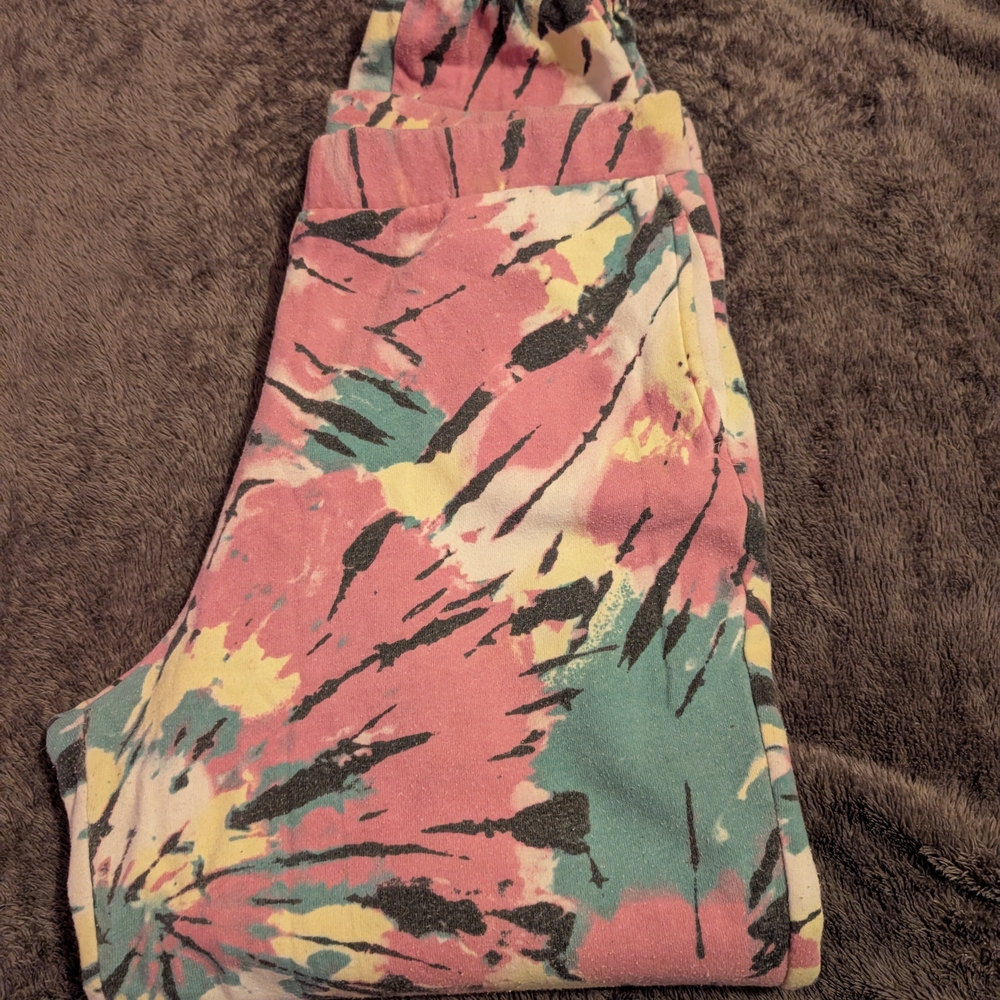 Women's Colsie Pastel Tie-Dye Joggers